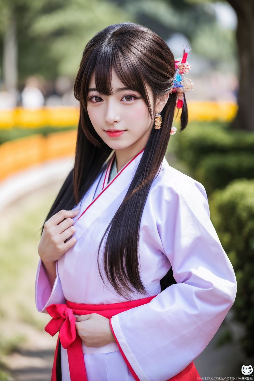 photo of a beautiful japanese kpop idol in a hanbok  sony a7r